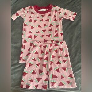 Hanna Andersson Pink Watermelon Kids Pajama Set